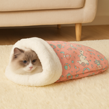 MoonLounge | Plüsch-Katzen-Schlafpod – Rosa