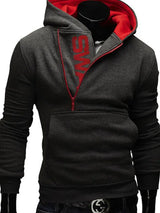 Bastijn – stylischer kapuzenpullover – Dunkelgrau