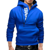 Bastijn – stylischer kapuzenpullover – Blau