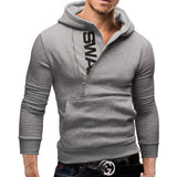 Bastijn – stylischer kapuzenpullover – Hellgrau