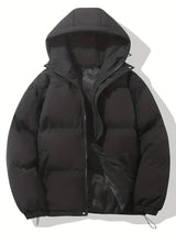 Lässiger und stylischer Wintermantel – Schwarz