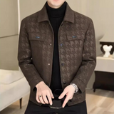 Jerry - stilvolle und moderne jacke für männer – Braun