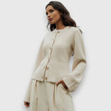 Eveline - Cardigan – Creme