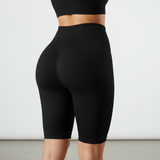 Nahtlose Formende Fahrradhose - CurvaFit – Schwarz