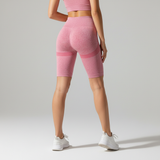 Nahtlose Formende Fahrradhose - CurvaFit – Rosa