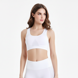 Nahtloser Sport BH -  Kelsey – Weiß