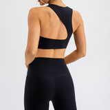 Nahtloses Performance Top -  Ainsley – Schwarz