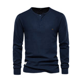 Bequemer Herrenpullover - Arvid – Dunkelblau
