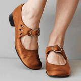 EVA - Einzigartige Lederschuhe – Braun