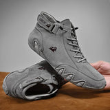 Skylar™ Ortopädische bequeme Schuhe aus authentischem Leder (Unisex) – Grau