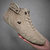 Skylar™ Ortopädische bequeme Schuhe aus authentischem Leder (Unisex) – Khaki