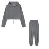 Nexa | Leichter Trainingsanzug für Damen Jogginganzug Home – Grau