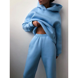 Nexo | Leichter Trainingsanzug Damen für Home Workout – Blau