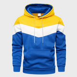 Stylischer herren-hoodie mit verstellbarer kapuze - Niels – Gelb