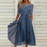 SHARA - Einzigartiges schickes Sommerkleid – Dunkelblau