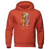 Rodney – teddy-knochen-hoodie – Ziegelrot