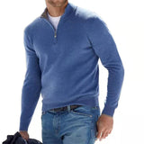 Herren Pullover | V-Ausschnittdesign für den Alltag – Blau