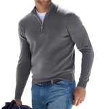Herren Pullover | V-Ausschnittdesign für den Alltag – Grau