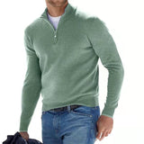 Herren Pullover | V-Ausschnittdesign für den Alltag – Grün