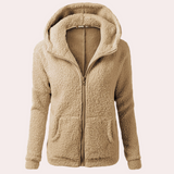 Fallon - modischer wintermantel für frauen – Khaki