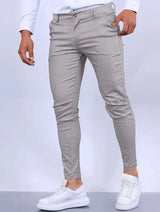 Noa | Stretchhose – Hellgrau