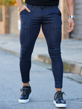 Nolan | Gestreifte Hose – Blau