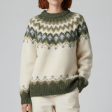 Nordisch Inspirierter Winterstrickpullover - Paula – Grün