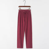 Ian Freizeithose mit Kordelzug – Burgund