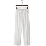 Hubert Lockere Passform Hose mit Kordelzug – Weiß