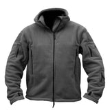 Rollkragenjacke mit mehreren Taschen – Grau