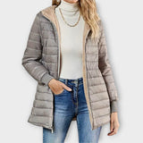 Carolin – Lässige Winterjacke für Damen – Grau