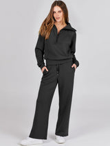 Ellen Pullover und Hosen Set – Schwarz