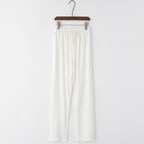 Ian Freizeithose mit Kordelzug – Weiß