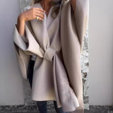 Jovelle Cape-Mantel – Khaki