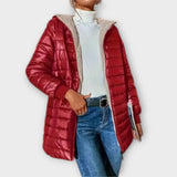 Carolin – Lässige Winterjacke für Damen – Rot