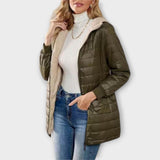 Carolin – Lässige Winterjacke für Damen – Armeegrün
