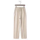 Hubert Lockere Passform Hose mit Kordelzug – Khaki