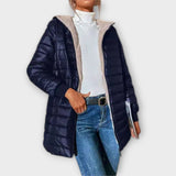 Carolin – Lässige Winterjacke für Damen – Blau