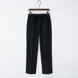 Hubert Lockere Passform Hose mit Kordelzug – Schwarz