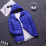 Lambert Pufferjacke mit Kapuze – Blau