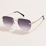 Unisex Aviator UV-Schutz Sonnenbrille | Stilvoll – Grau