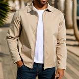 Herren lässige Freizeitjacke mit innovativer Windschutztechnologie Drune – Khaki