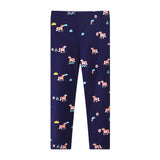 Mädchen Leggings mit buntem Einhorn-Design Drune – Gelb