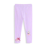 Mädchen Leggings mit verspieltem Einhorn- und Hasenmuster Drune – Gelb