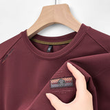 Herren Sweatshirt mit innovativer Struktur und atmungsaktiven Eigenschaften Aliams – Rot