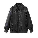 Clementine Übergroße Jacke – Schwarz