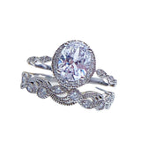 Adelina Corsaglia Ring | Weißgold – Weißgold