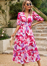 Julia | Elegantes Kleid – Rosa