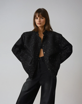 JELKA I ELEGANZ-BLICKFANG JACKE – Schwarz