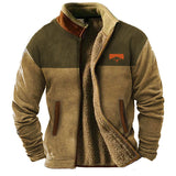 Savrani™ | Herren Fleecejacke – Khaki